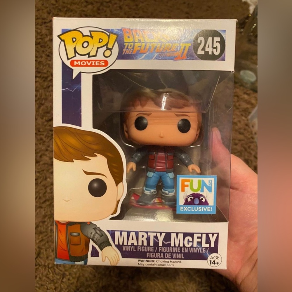 Marty Mcfly funko pop FUN exclusive
